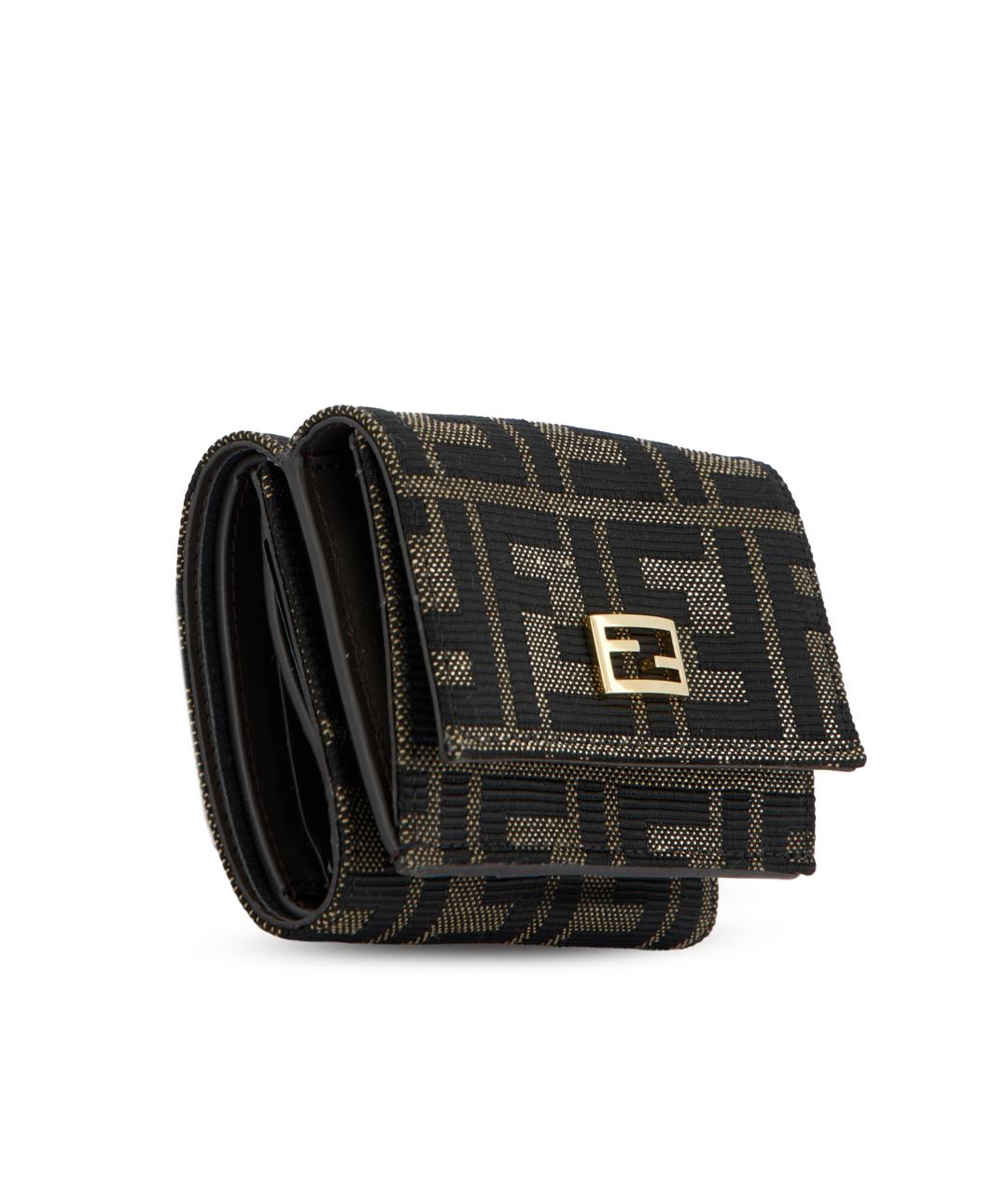 FENDI Коричневый кошелек, фото 3