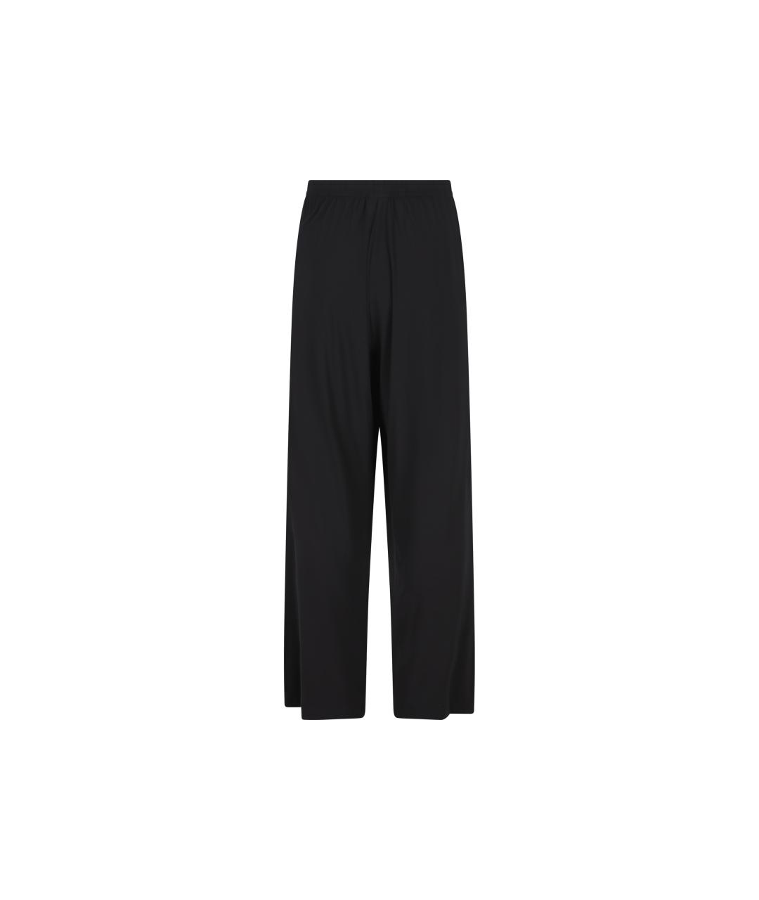 BALENCIAGA Черные шерстяные повседневные брюки, фото 2