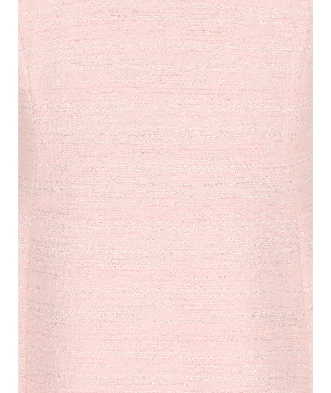 VALENTINO Розовое хлопковое платье, фото 3