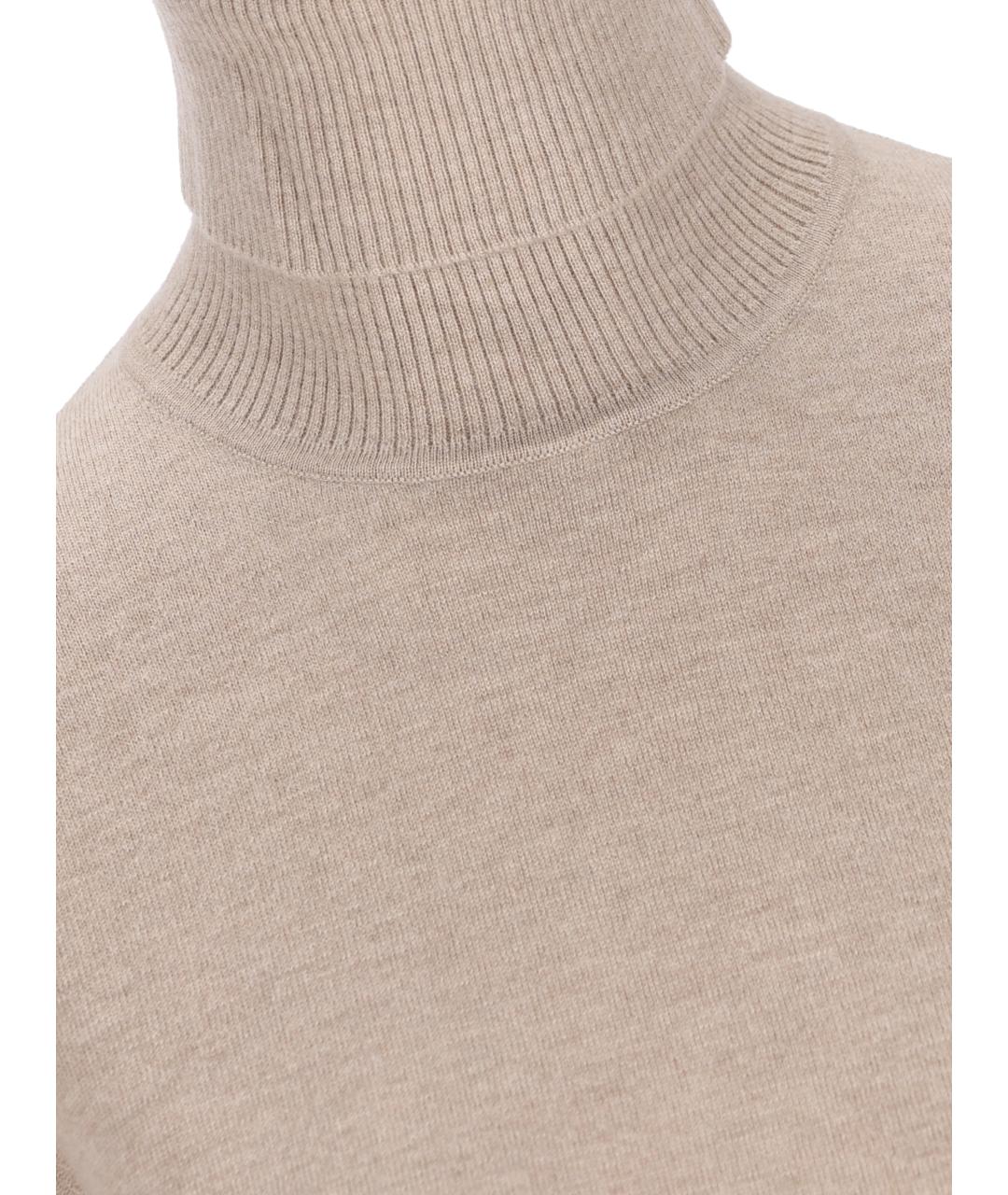 'S MAX MARA Бежевая шерстяная водолазка, фото 3