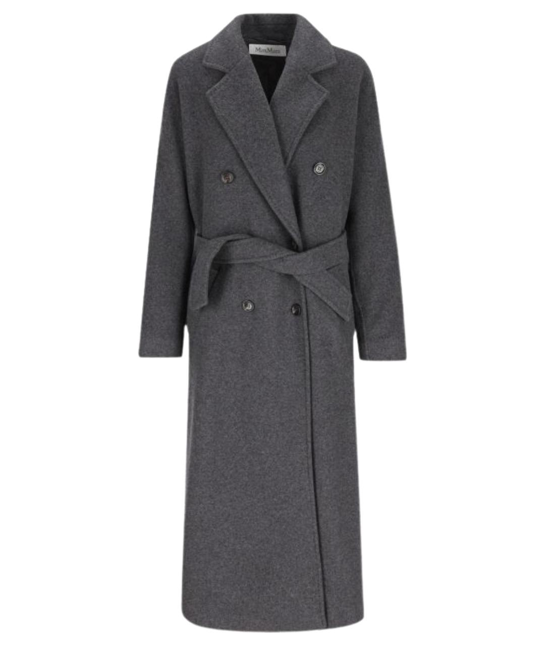 MAX MARA Серое кашемировое пальто, фото 1