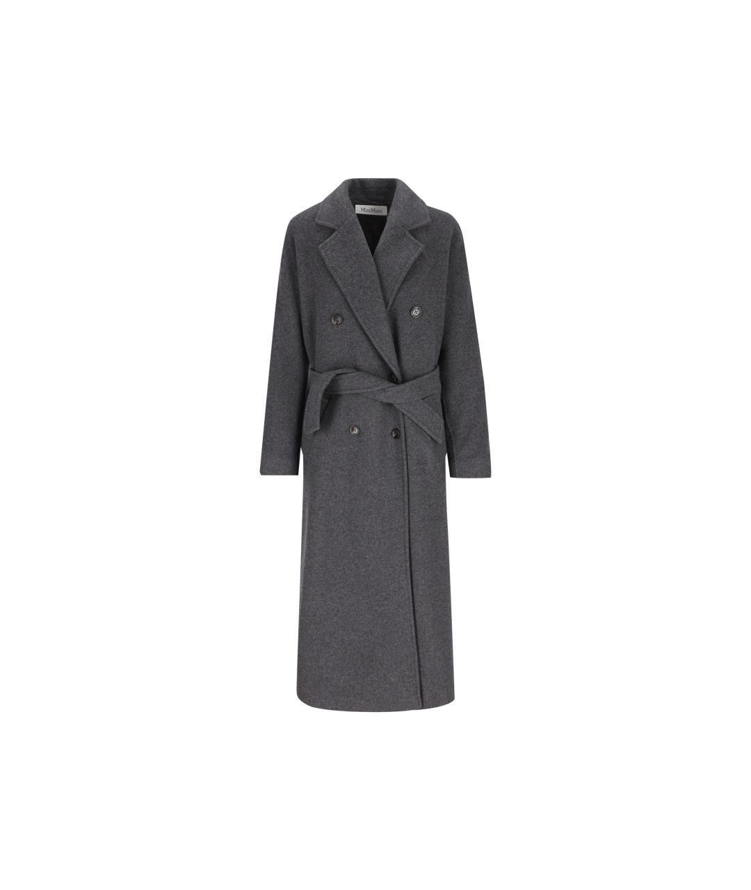 MAX MARA Серое кашемировое пальто, фото 5