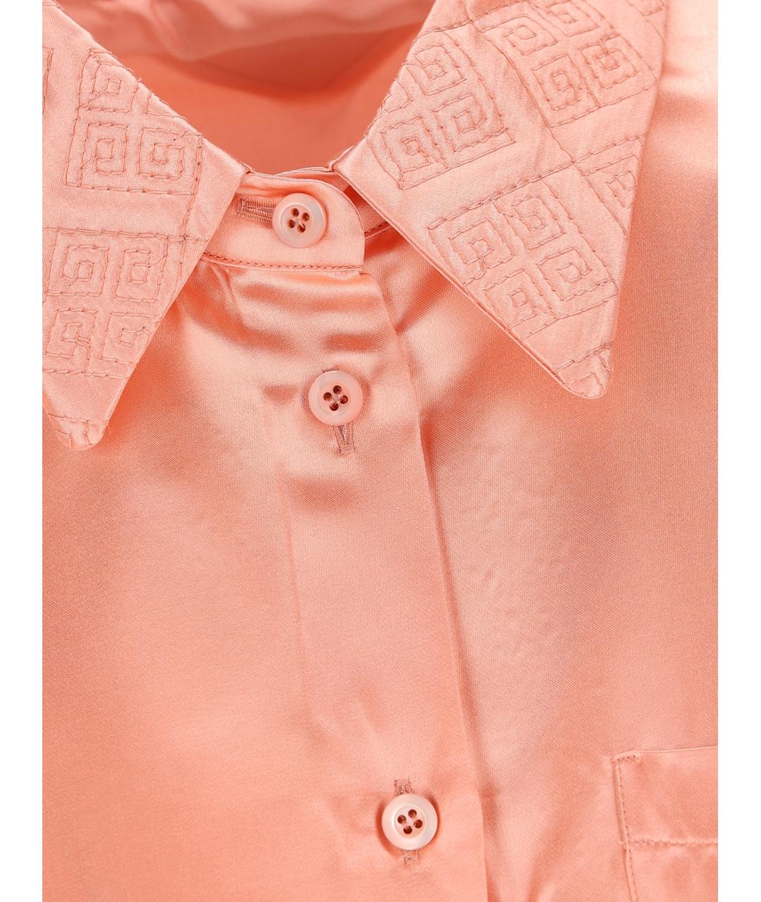 PRADA Коралловая вискозная рубашка, фото 3