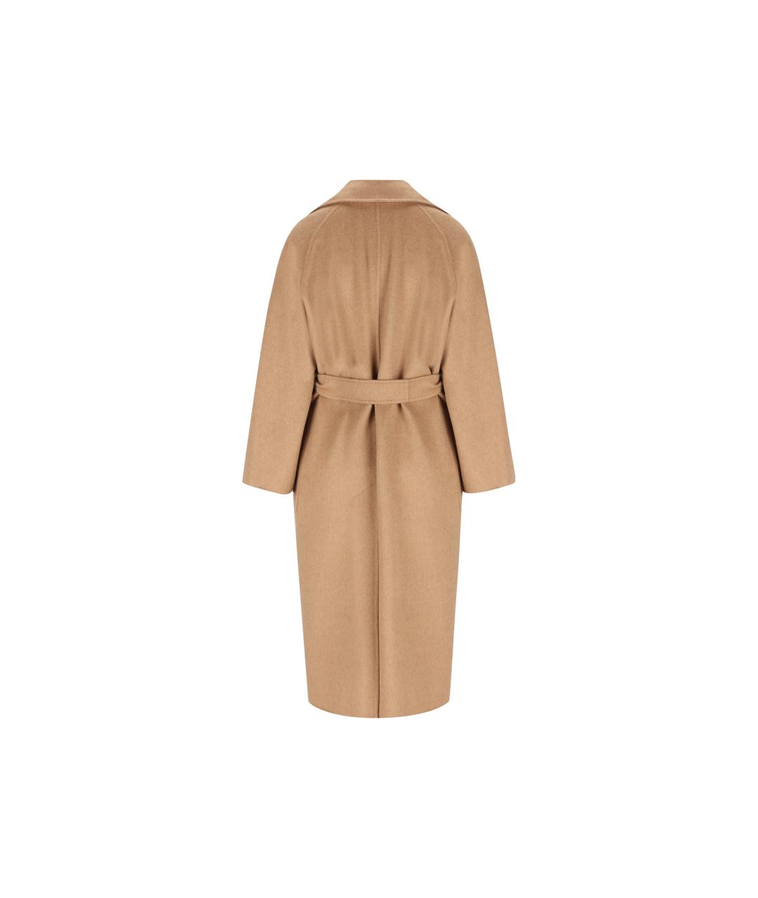 MAX MARA Бежевое шерстяное пальто, фото 2