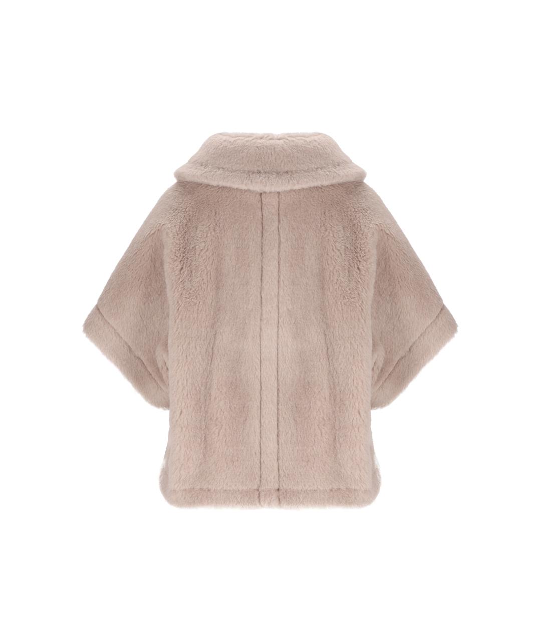 MAX MARA Бежевая шерстяная шуба, фото 2