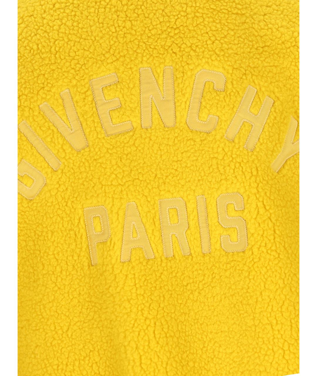 GIVENCHY Желтый шерстяной жилет, фото 4
