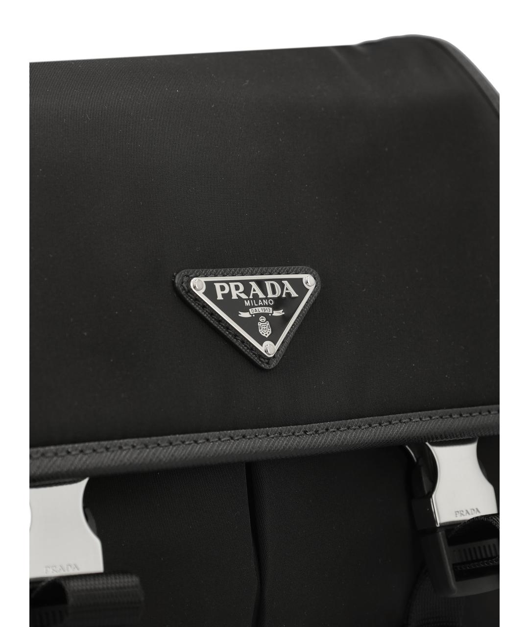 PRADA Черная синтетическая сумка на плечо, фото 4