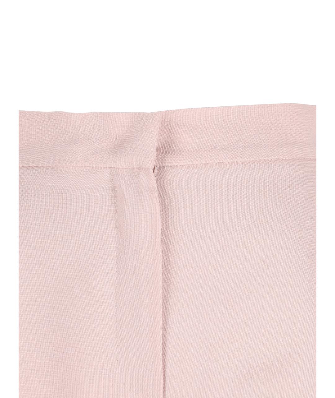MAX MARA Розовые шерстяные шорты, фото 3