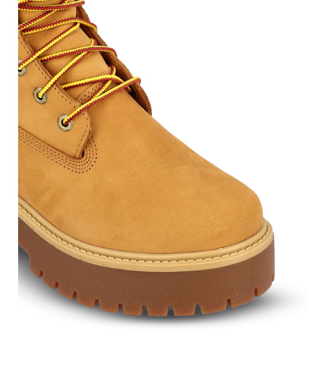 TIMBERLAND Желтые кожаные ботинки, фото 4
