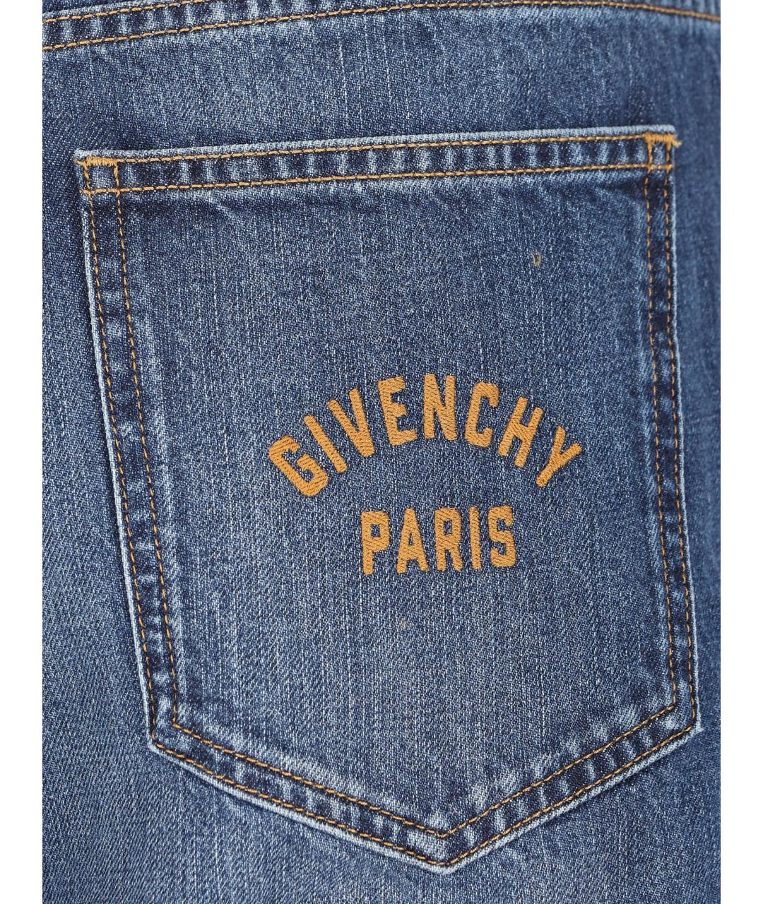 GIVENCHY Синие хлопковые джинсы, фото 4