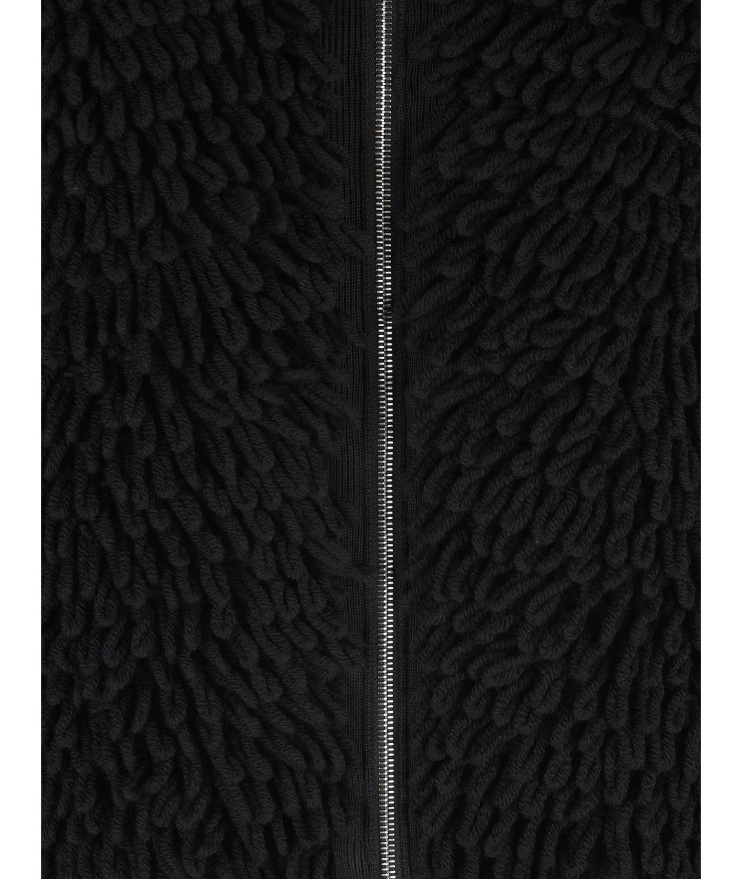 MONCLER Черная шерстяная куртка, фото 4