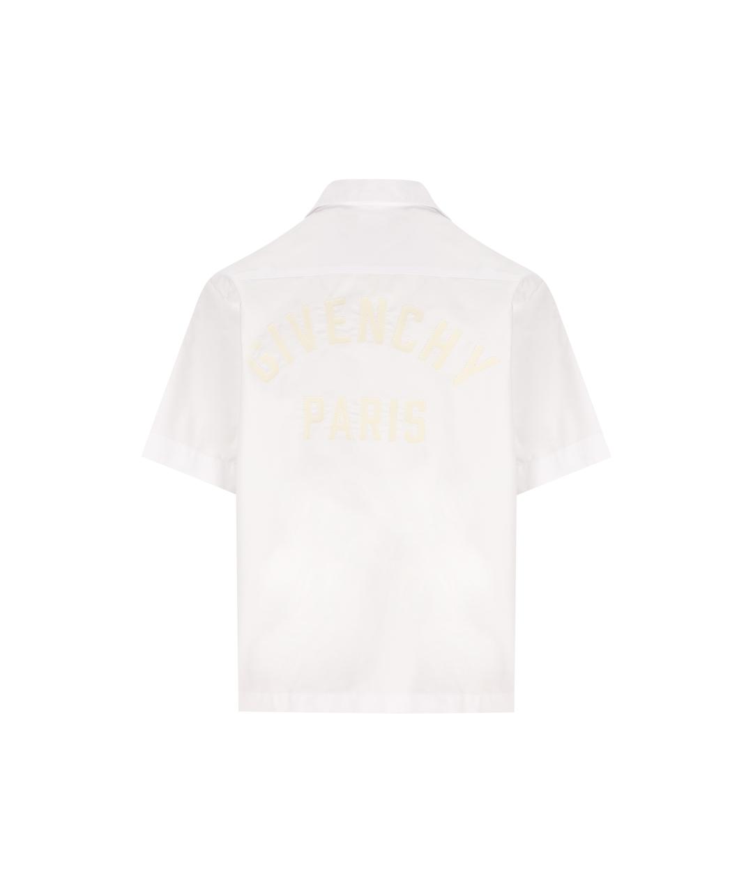 GIVENCHY Белая хлопковая классическая рубашка, фото 2