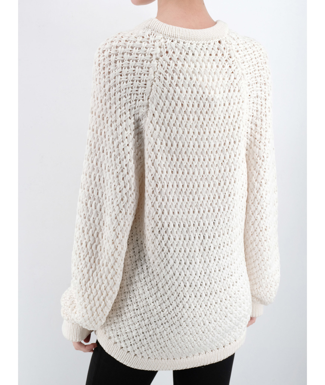BALMAIN Белый полиамидовый джемпер / свитер, фото 3