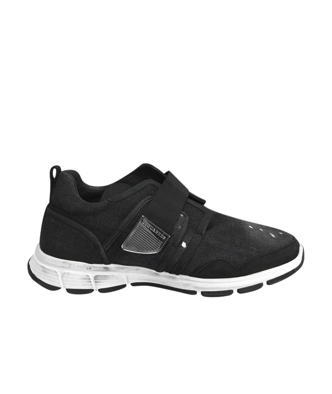 DSQUARED2 Черные низкие кроссовки / кеды, фото 1