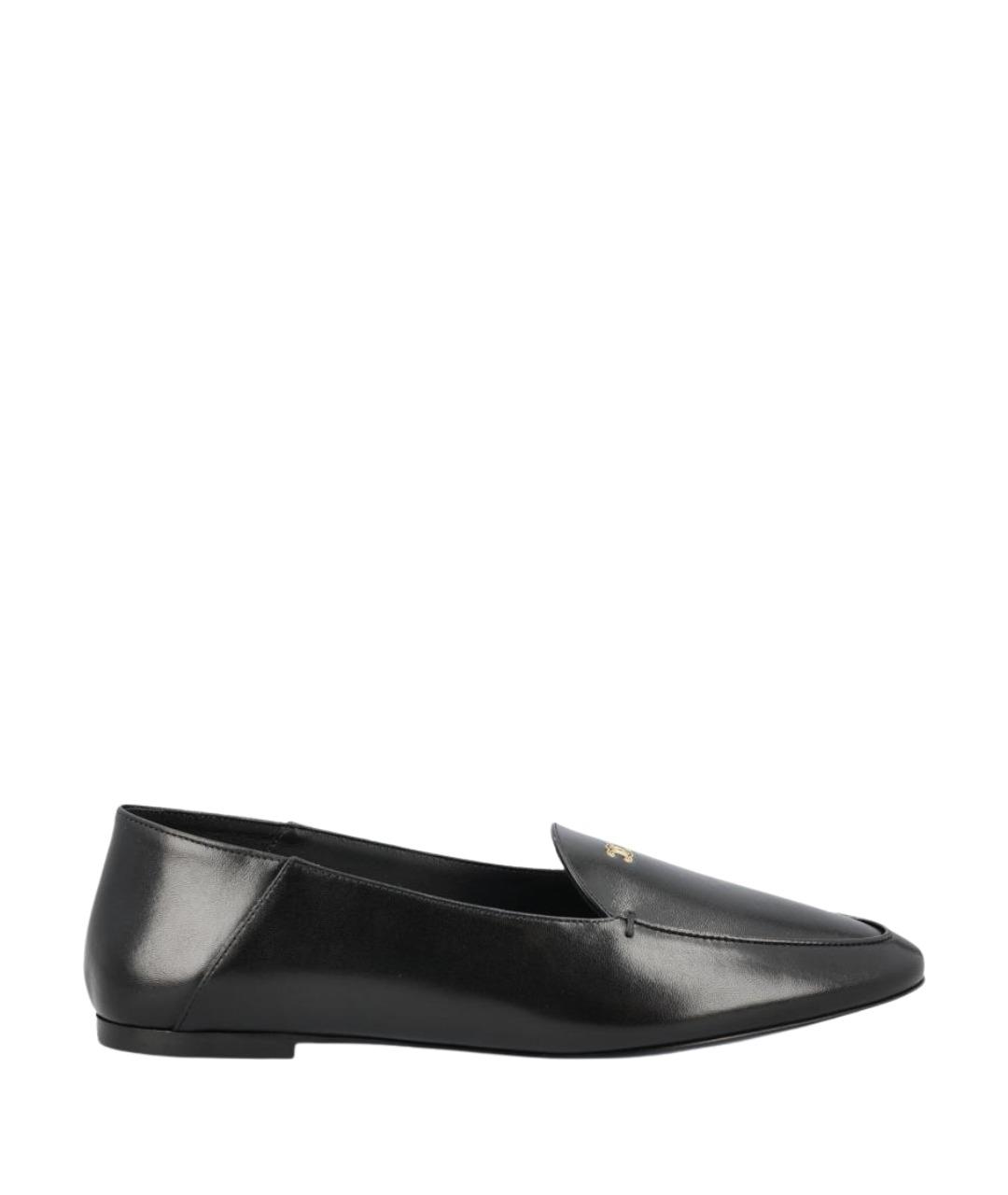 CELINE Черные кожаные лоферы, фото 1
