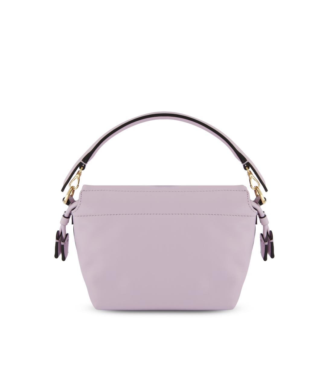 FENDI Фиолетовая кожаная сумка через плечо, фото 2