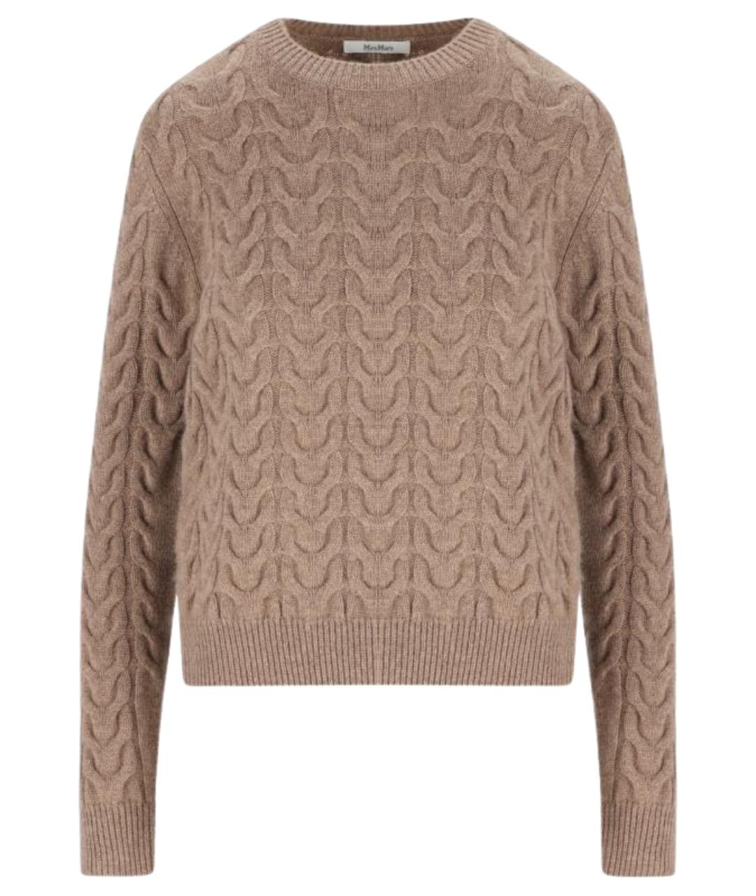 MAX MARA Бежевый кашемировый джемпер / свитер, фото 1