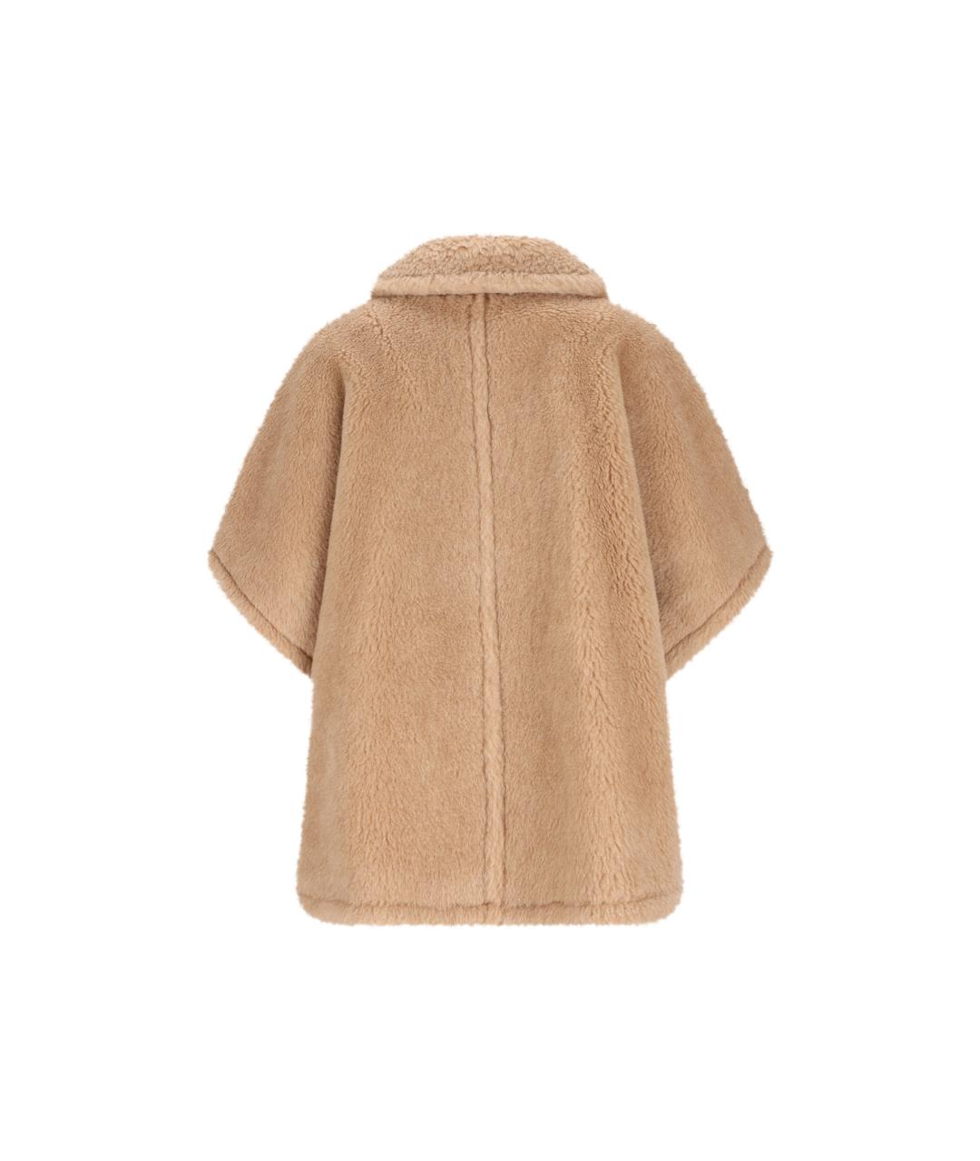 MAX MARA Бежевое шерстяное пальто, фото 2