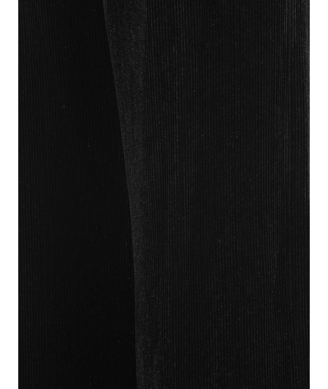 BRUNELLO CUCINELLI Черные вискозные брюки широкие, фото 3