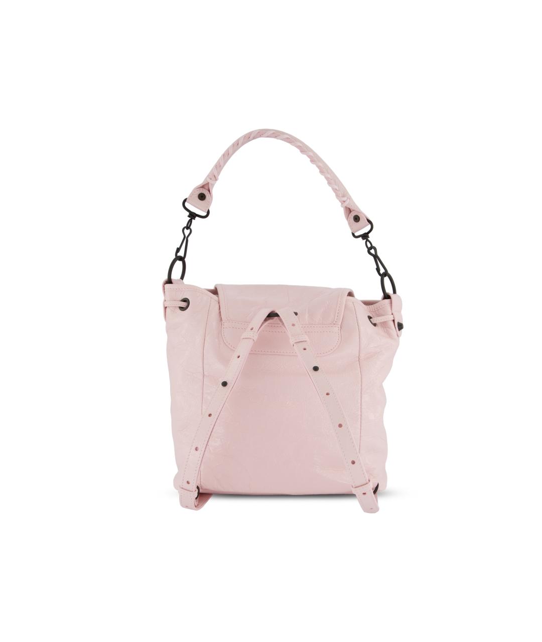 BALENCIAGA Розовая кожаная сумка через плечо, фото 2