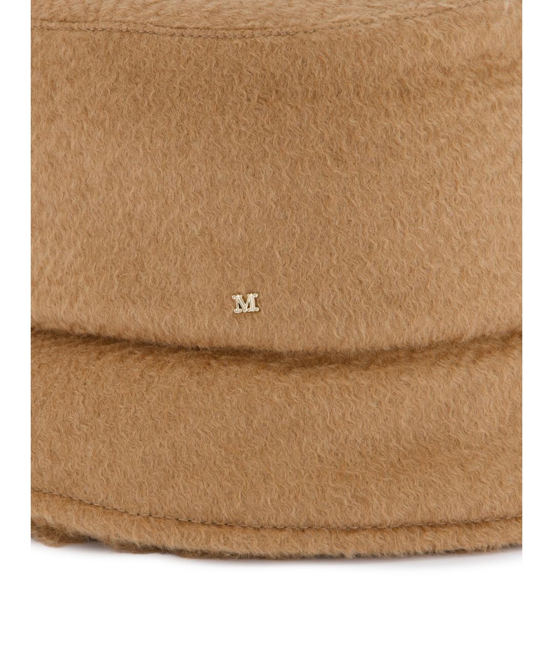 MAX MARA Бежевая шерстяная панама, фото 5
