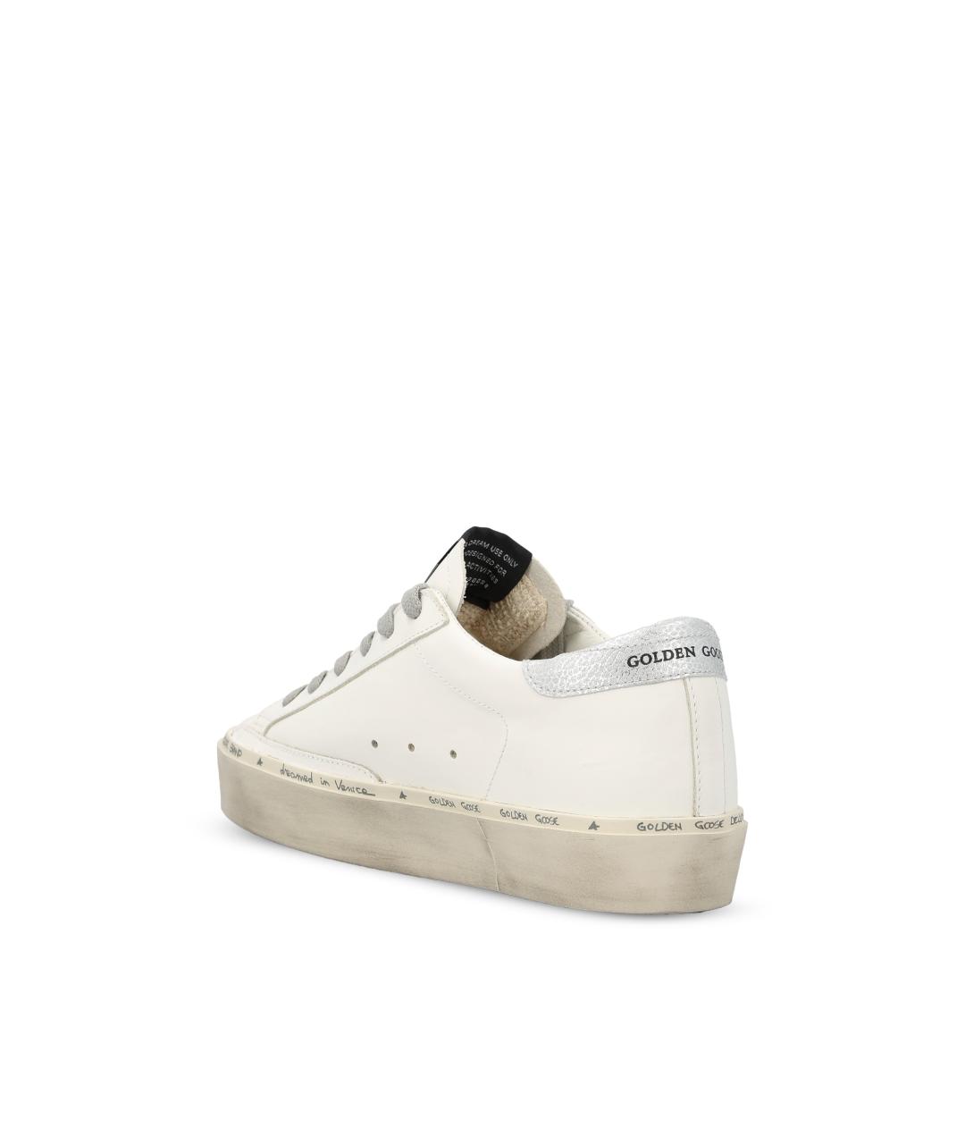 GOLDEN GOOSE Белые кожаные кеды, фото 3