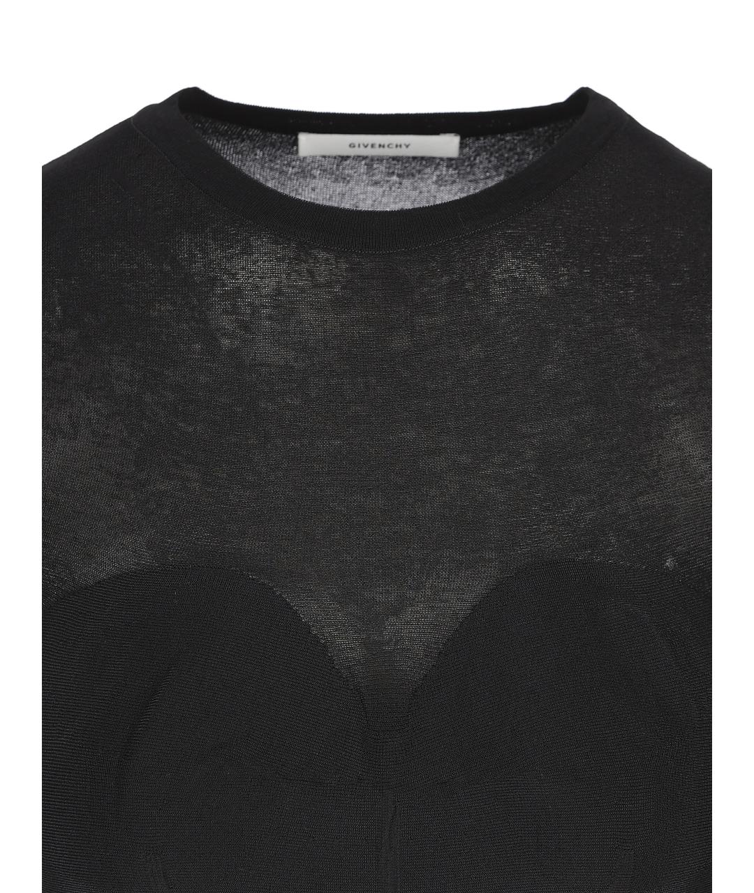 GIVENCHY Черное вискозное повседневное платье, фото 4