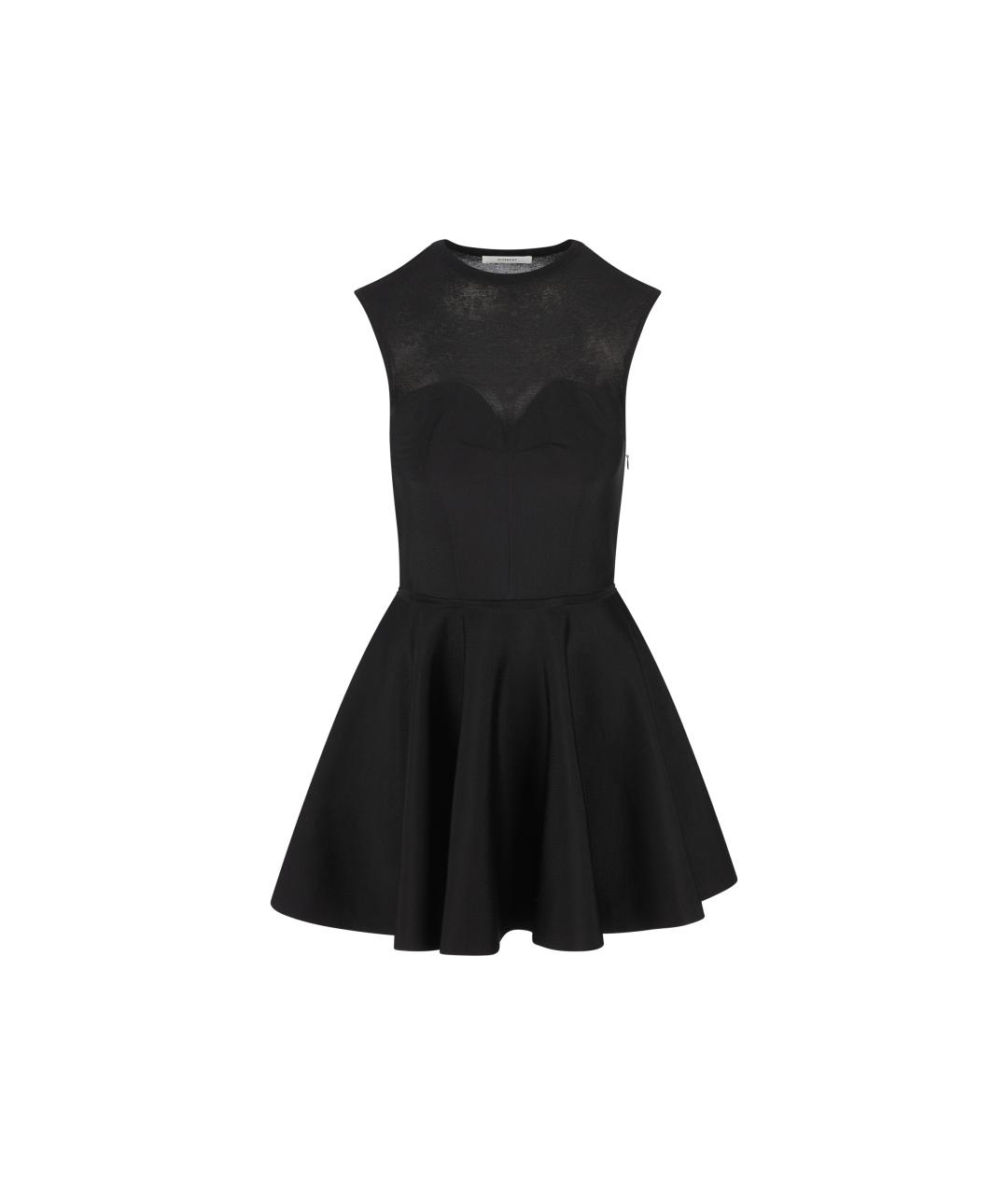 GIVENCHY Черное вискозное повседневное платье, фото 5