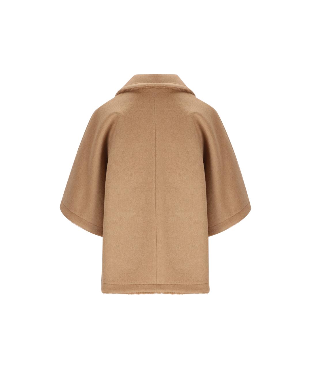 MAX MARA Бежевая шерстяная куртка, фото 2