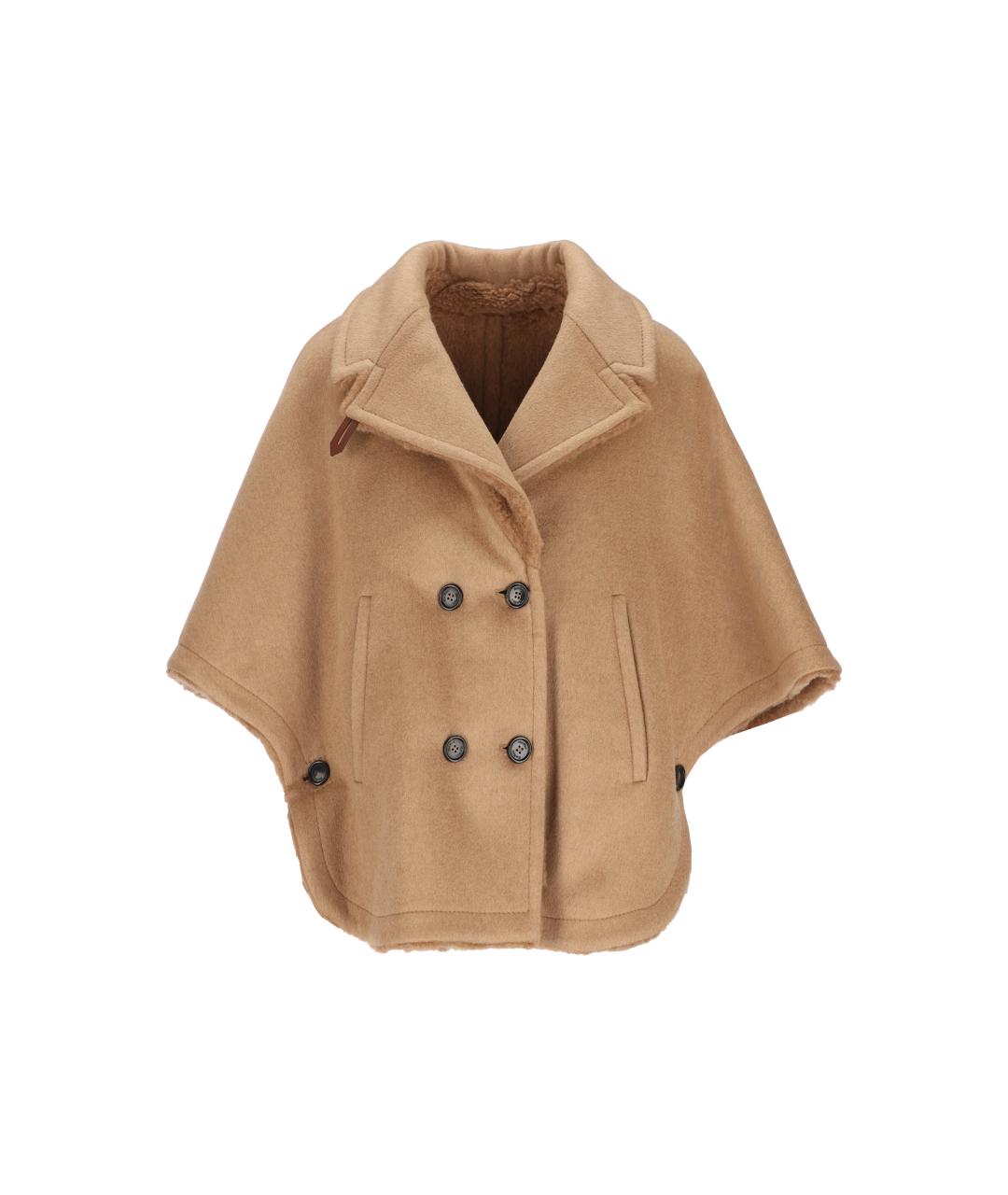 MAX MARA Бежевая шерстяная куртка, фото 5