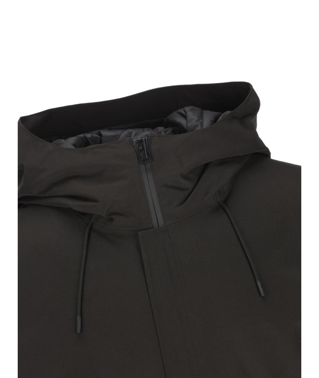 WOOLRICH Черная полиэстеровая куртка, фото 3