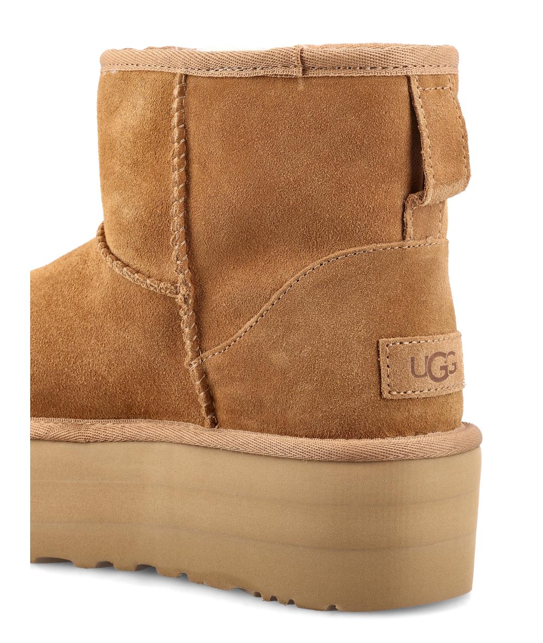 UGG Коричневые замшевые сапоги, фото 4