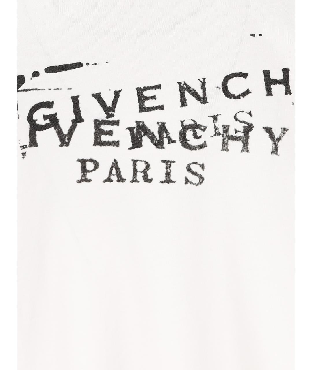GIVENCHY Белая хлопковая футболка, фото 3