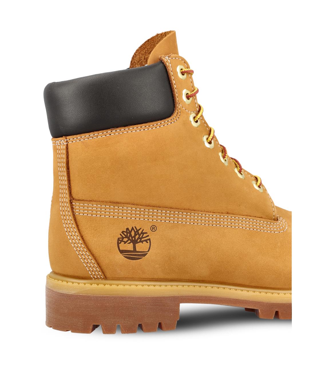 TIMBERLAND Желтые кожаные высокие ботинки, фото 4