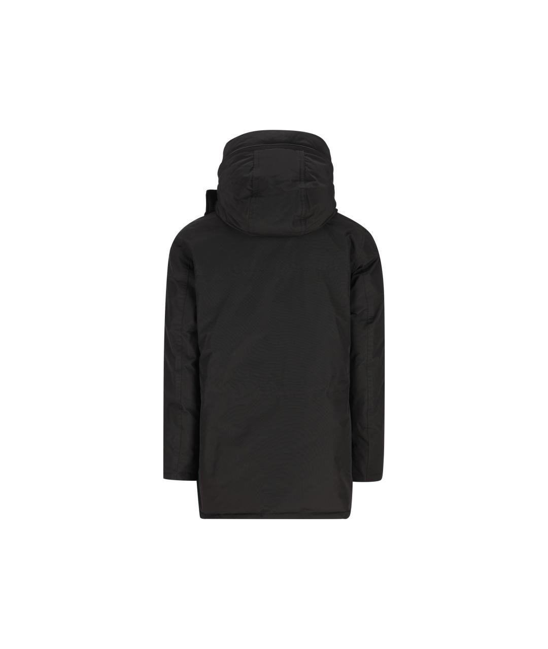 WOOLRICH Черная полиэстеровая парка, фото 2