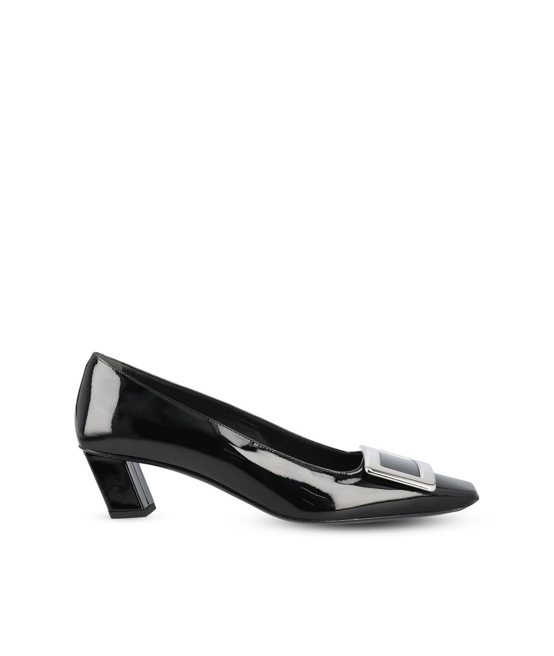 ROGER VIVIER Черные туфли из лакированной кожи, фото 5
