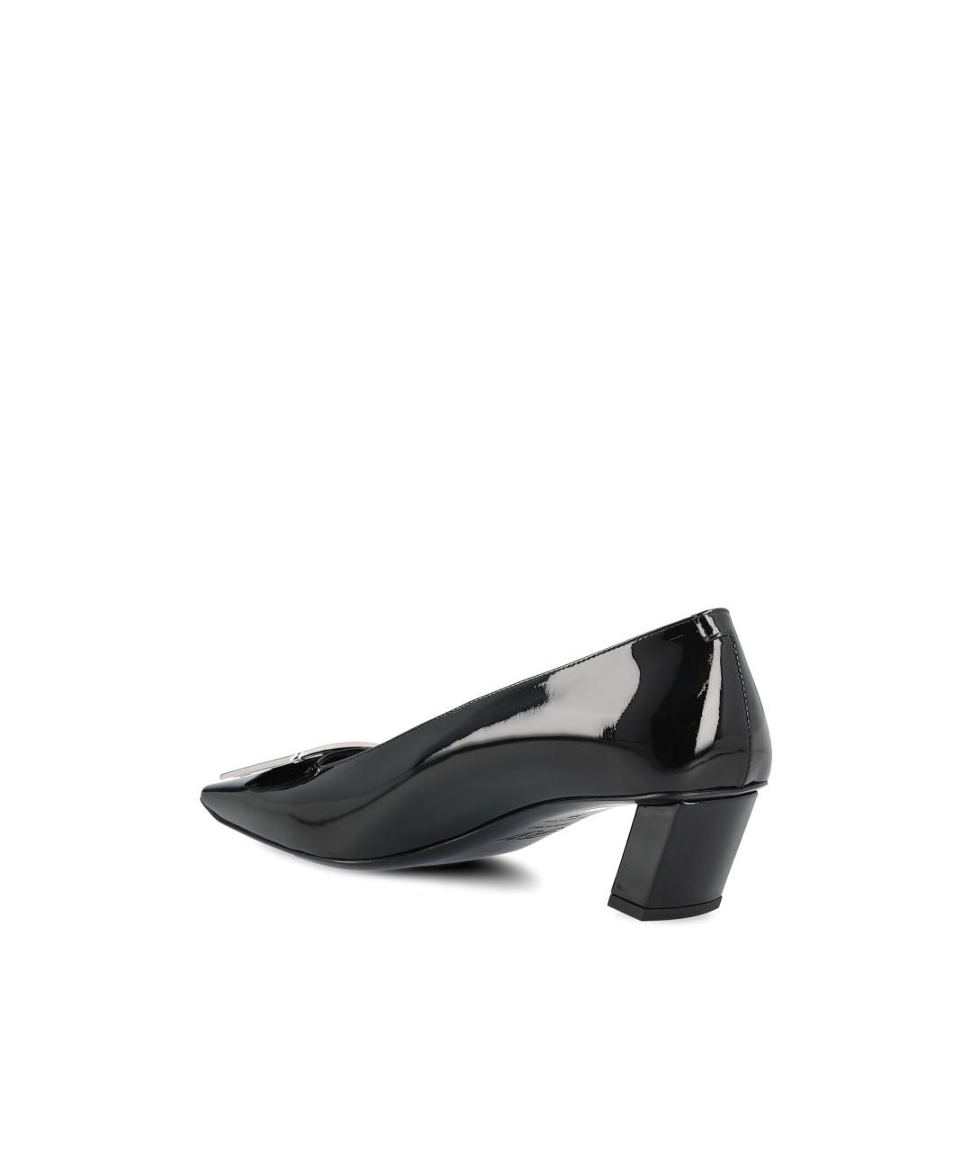 ROGER VIVIER Черные туфли из лакированной кожи, фото 3
