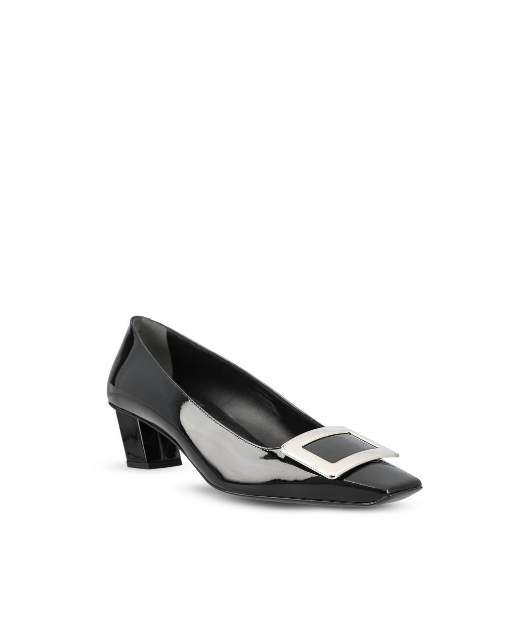 ROGER VIVIER Черные туфли из лакированной кожи, фото 2