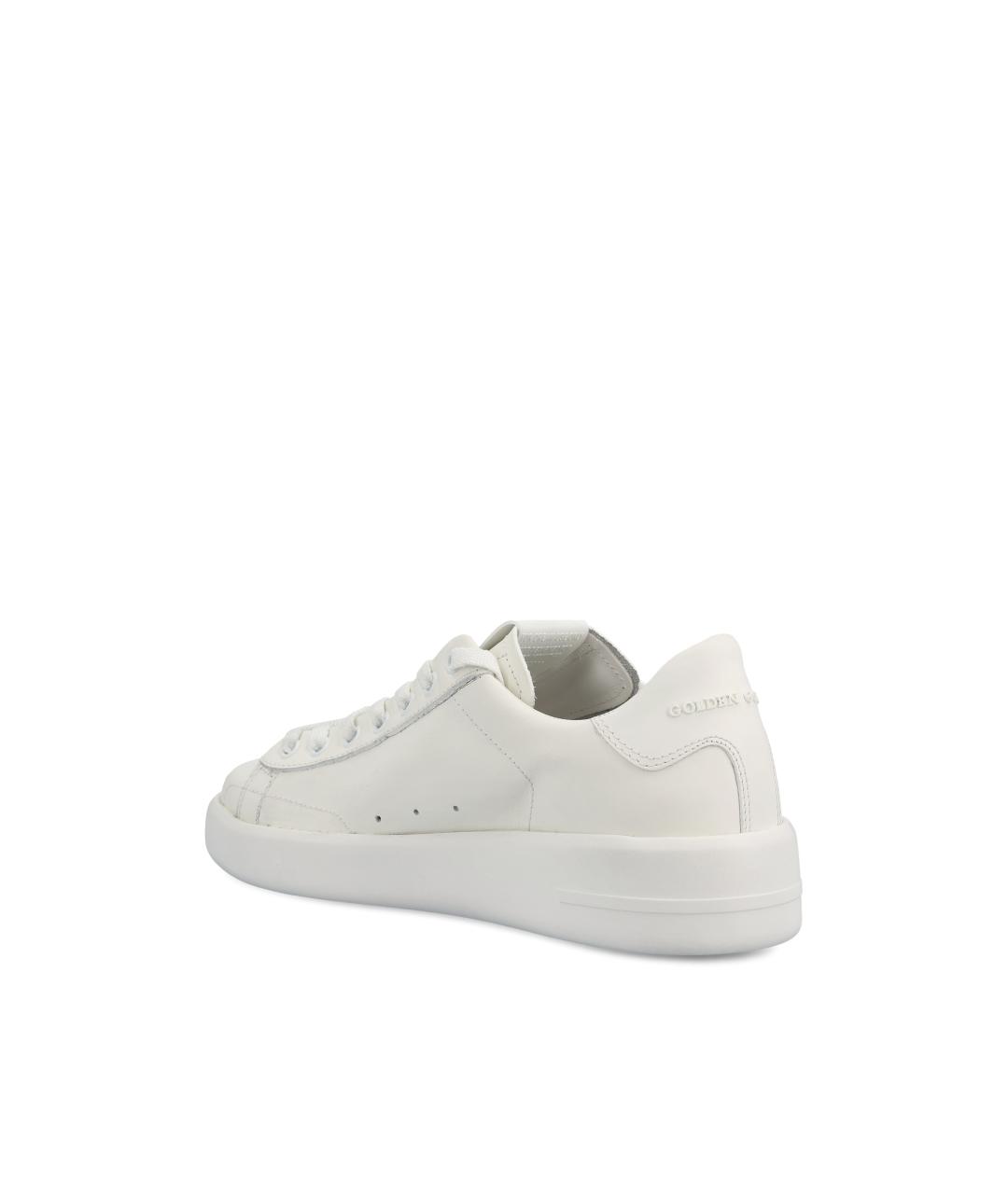 GOLDEN GOOSE Белые кожаные кеды, фото 3