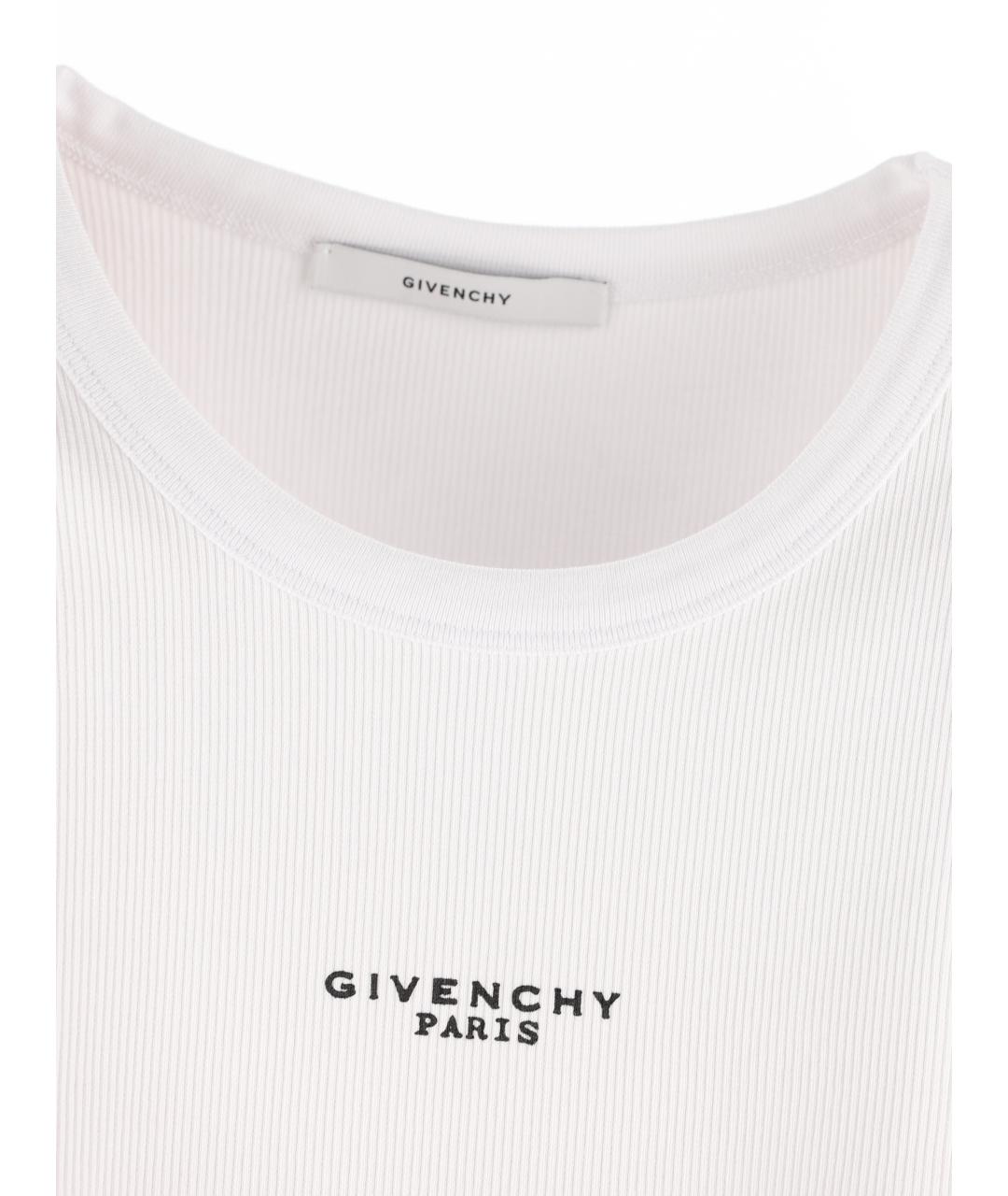 GIVENCHY Белая хлопковая майка, фото 4