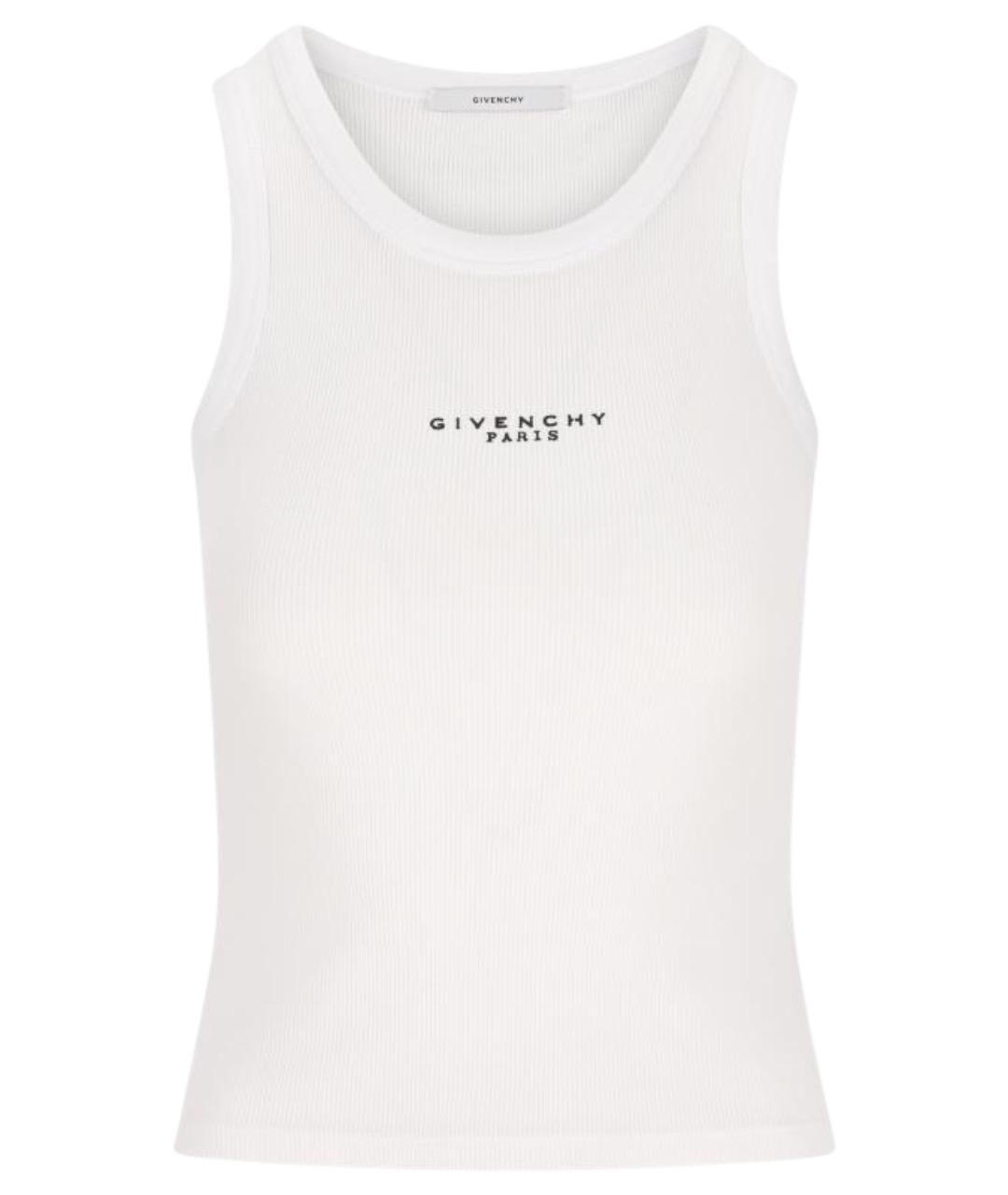GIVENCHY Белая хлопковая майка, фото 1