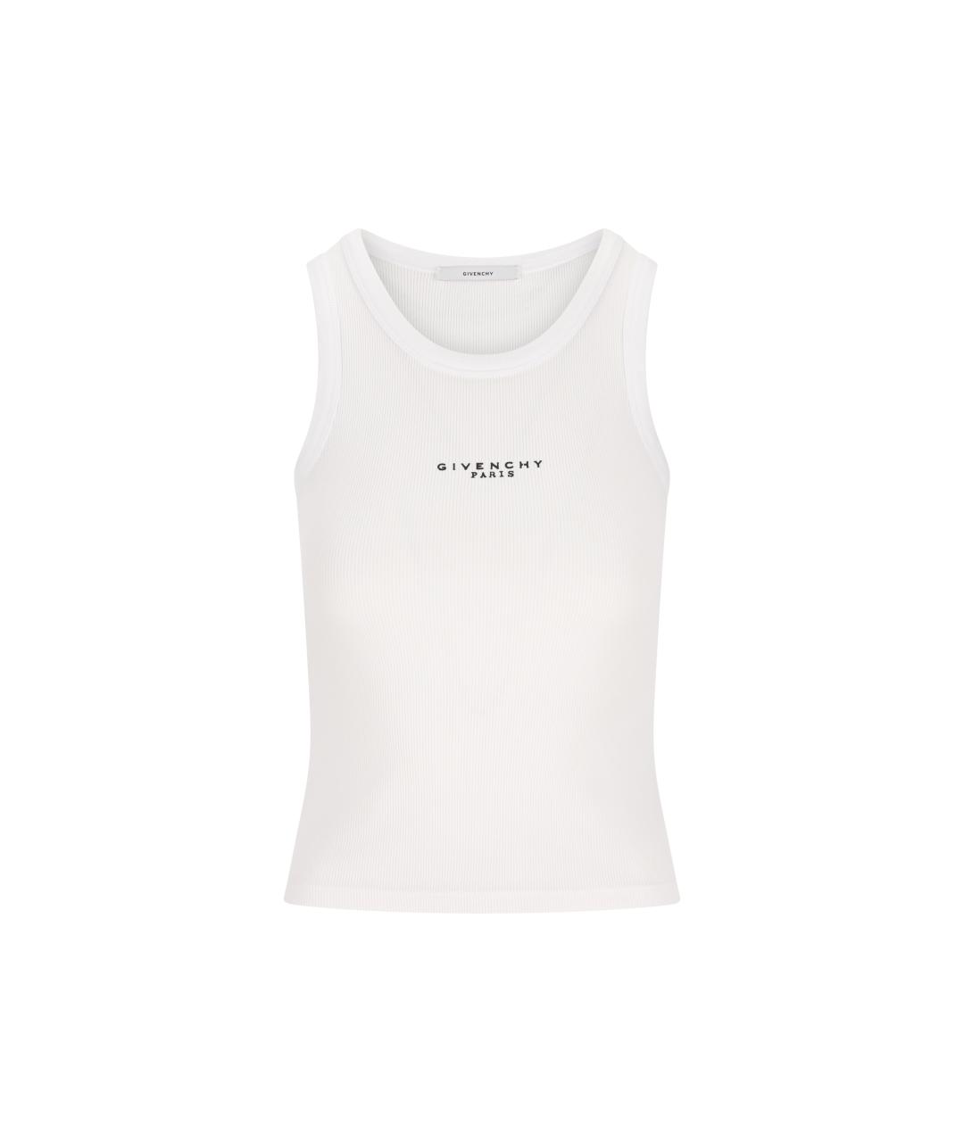 GIVENCHY Белая хлопковая майка, фото 5