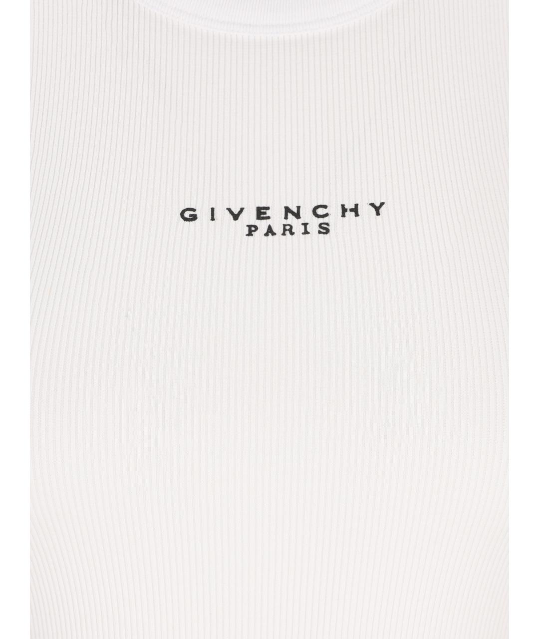 GIVENCHY Белая хлопковая майка, фото 3