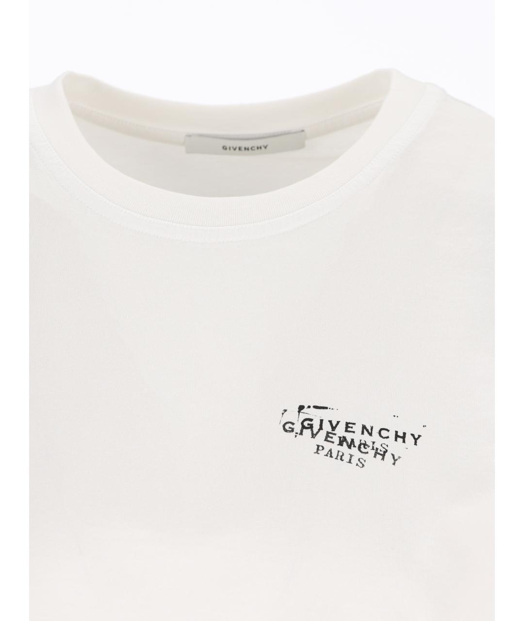 GIVENCHY Белая хлопковая футболка, фото 3