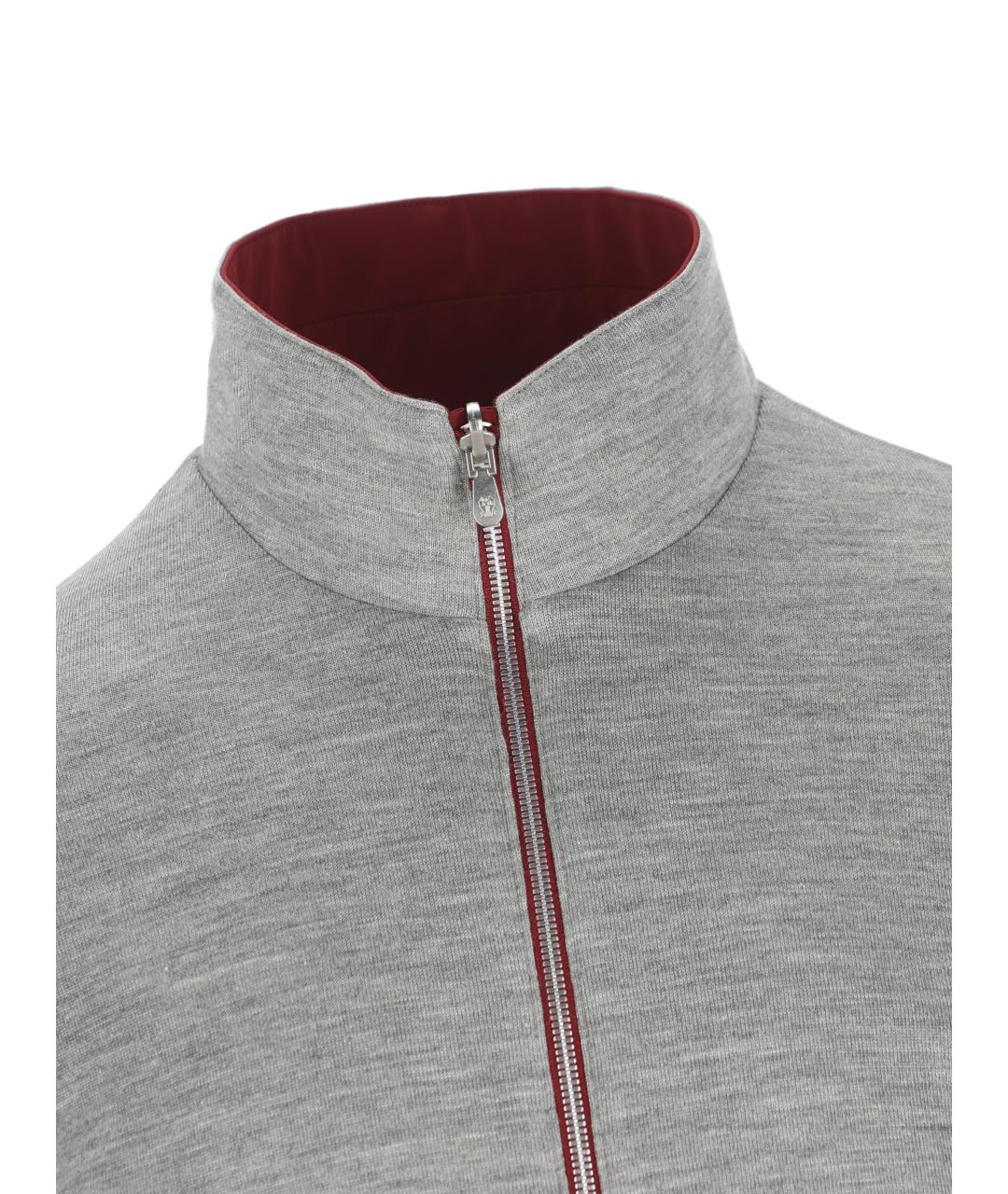 BRUNELLO CUCINELLI Красная нейлоновая куртка, фото 6