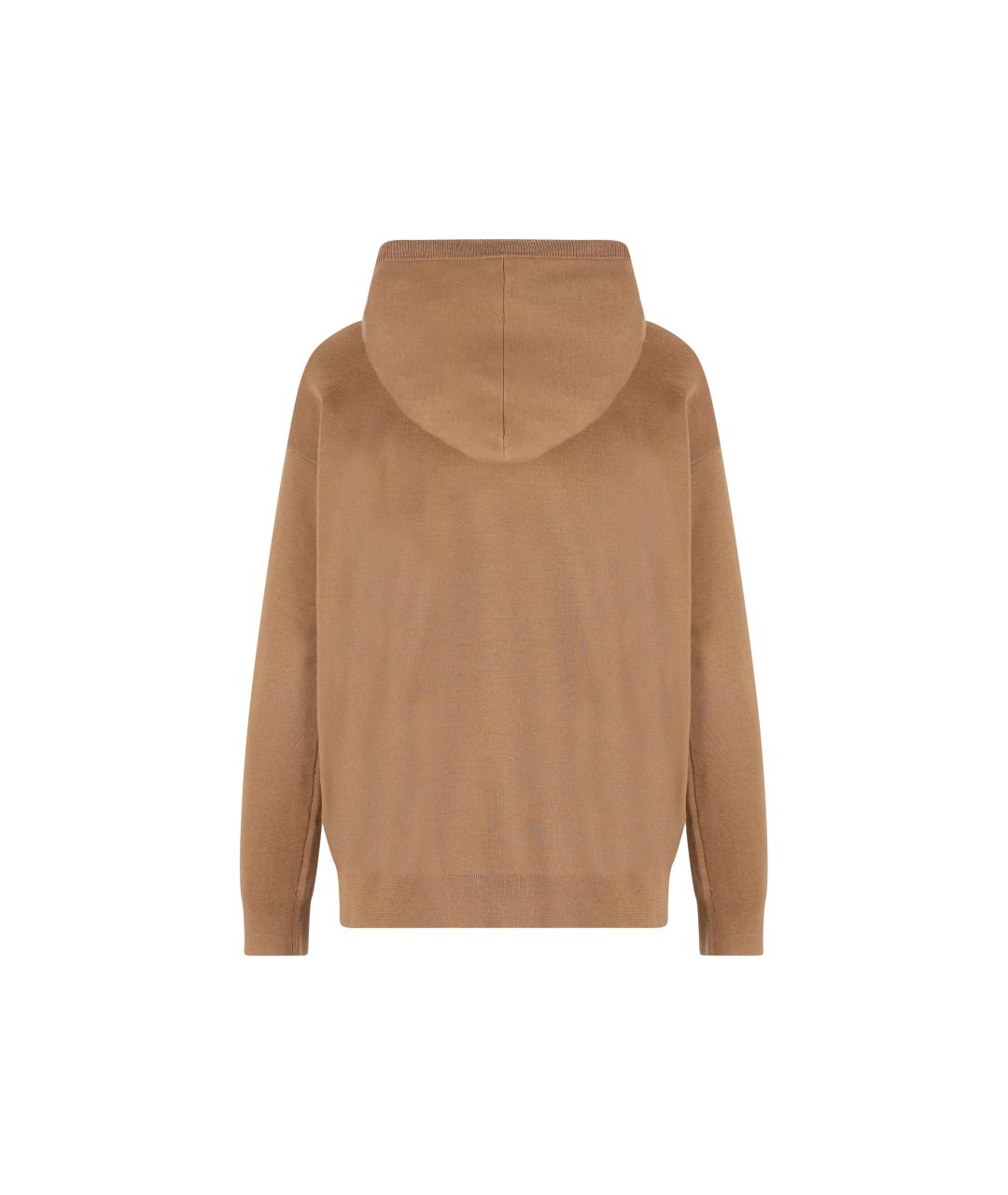 MAX MARA Бежевый шерстяной джемпер / свитер, фото 2