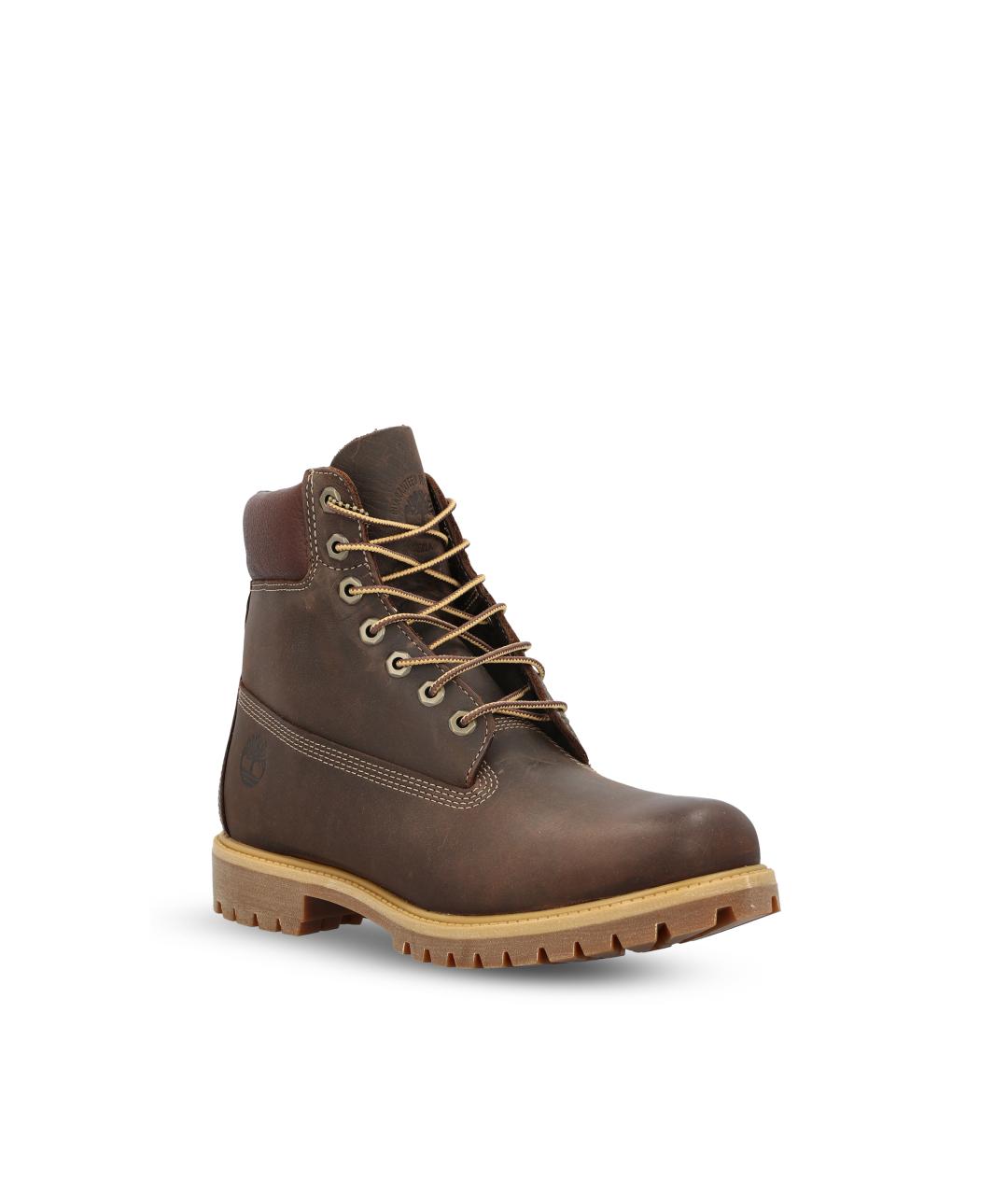 TIMBERLAND Коричневые кожаные высокие ботинки, фото 2