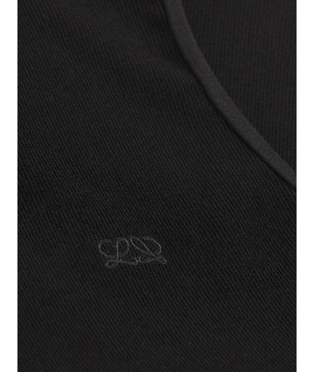 LOEWE Черная вискозная майка, фото 3