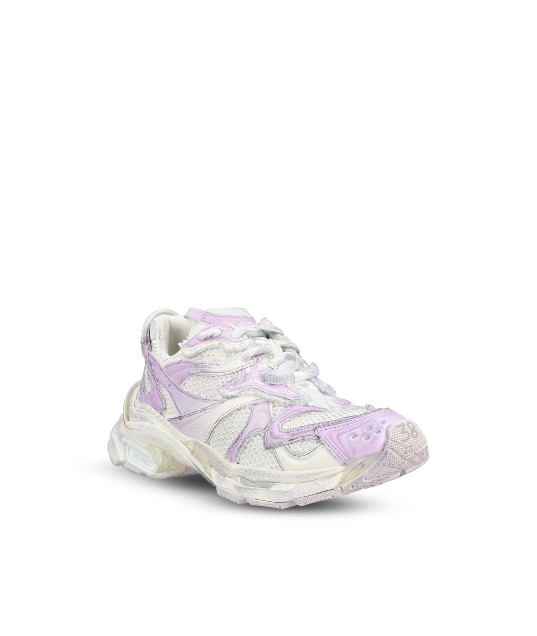 BALENCIAGA Фиолетовые синтетические кроссовки, фото 2