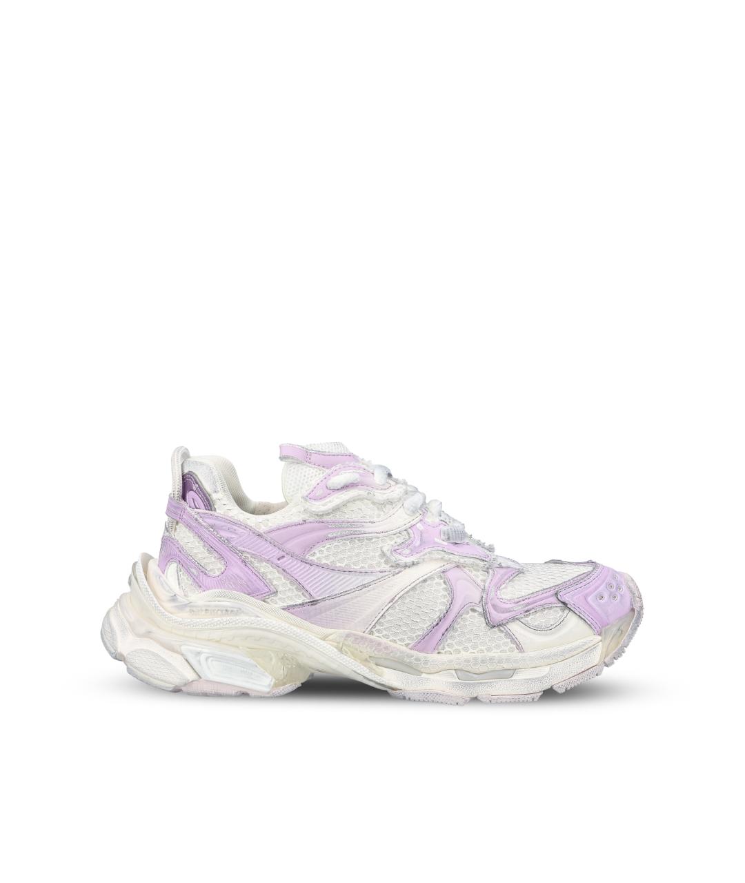 BALENCIAGA Фиолетовые синтетические кроссовки, фото 5